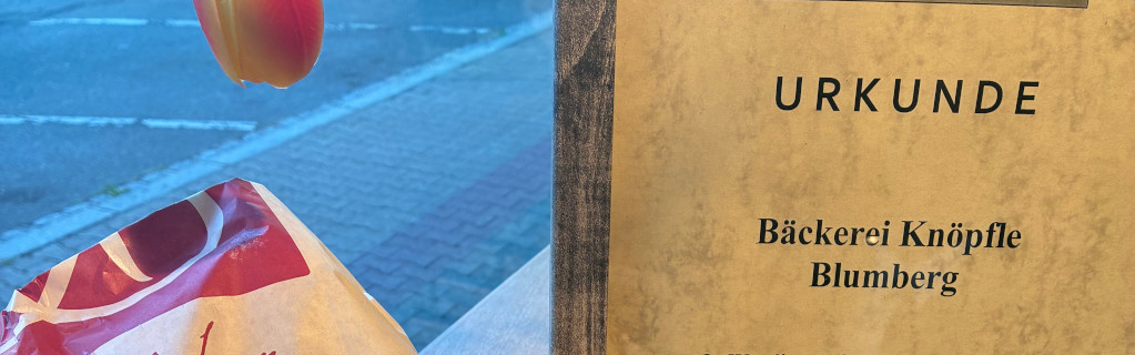 Ehrung für die Bäckerei Knöpfle aus Blumberg